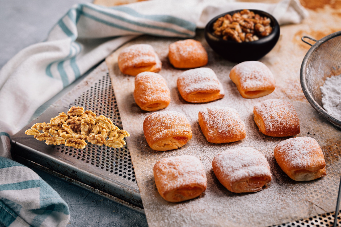 Cornulețe cu nucă 150 g