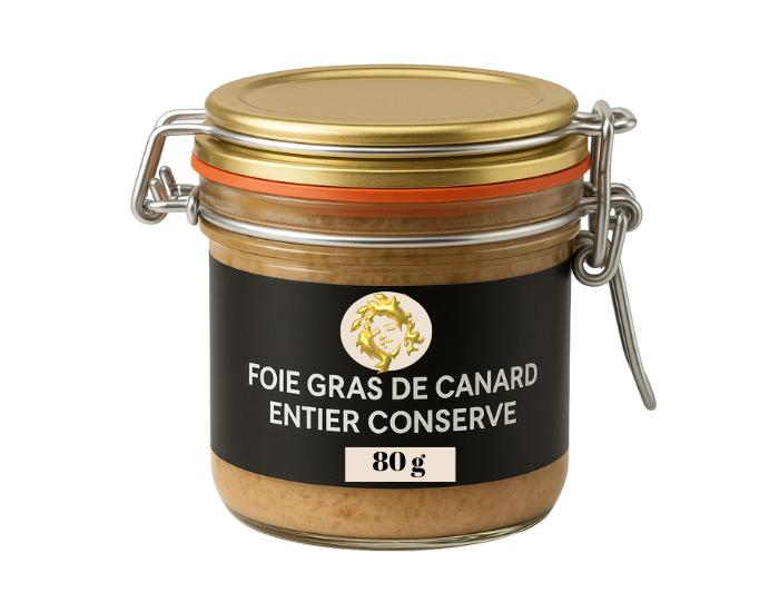 🌠 FOIE GRAS DE CANARD ENTIER CONSERVE 80 g – GUST IREPETABIL 🌠