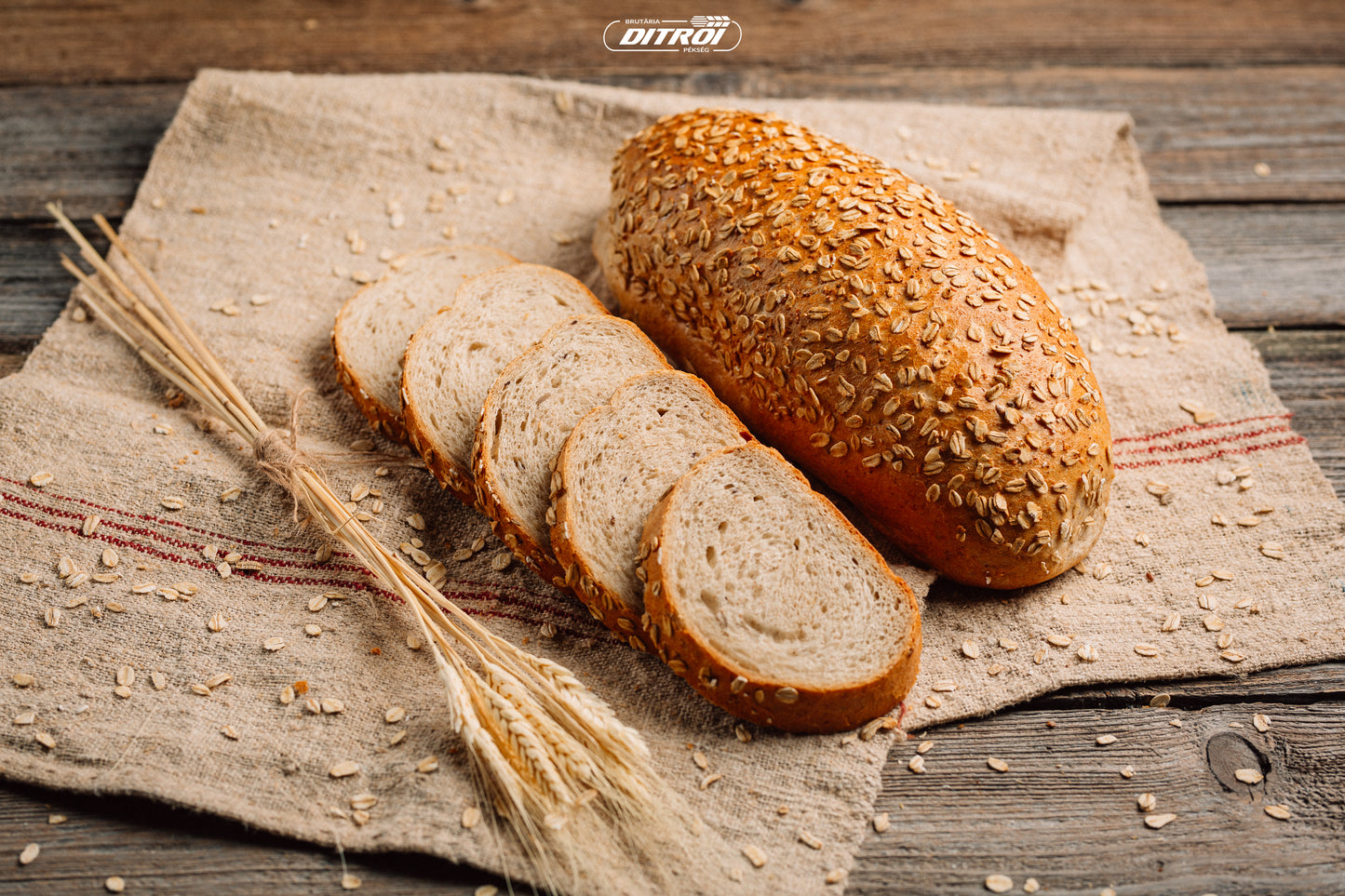 Pâine graham cu fulgi de ovăz 500 g