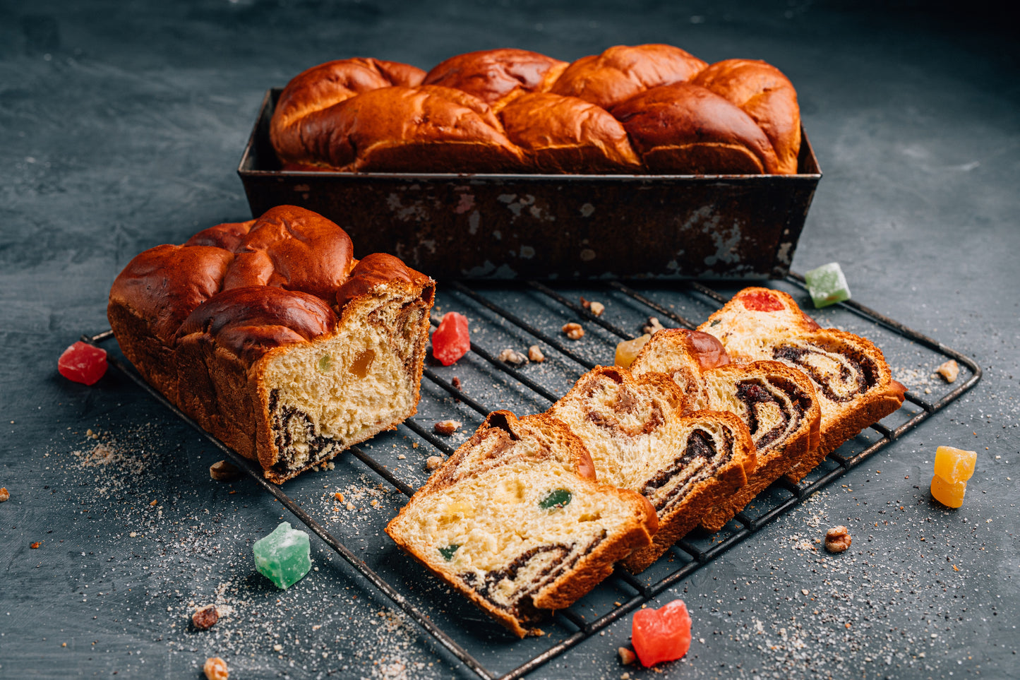 Cozonac mozaic 450 g