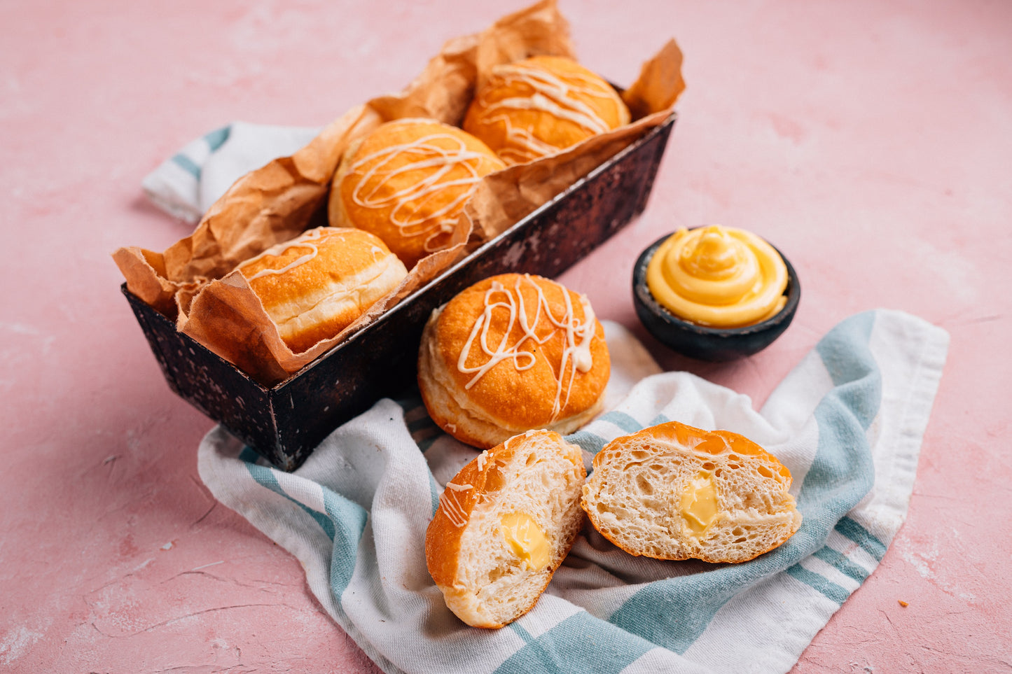 Gogoși cu cremă de vanilie 85 g