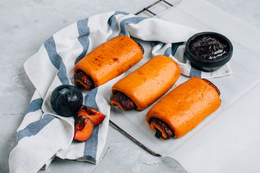 Plăcintă cu gem de prune 100 g