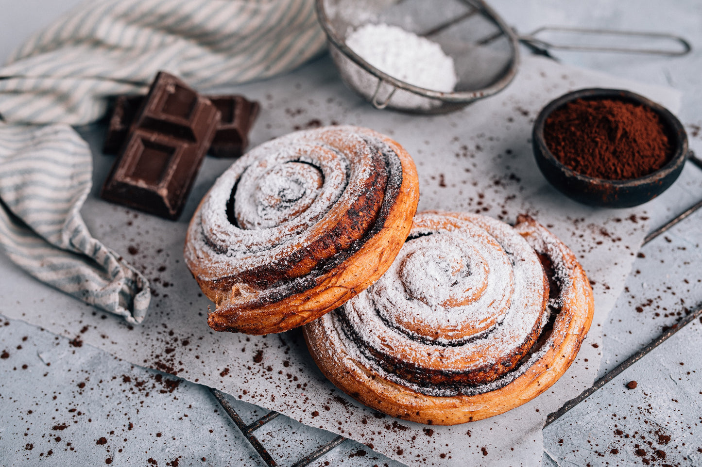 Foietaj cu budincă de cacao 100 g