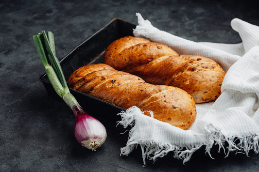 Pâine răsucită cu ceapă prăjită 330 g