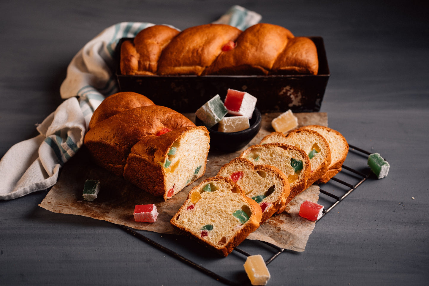 Cozonac cu rahat 250 g